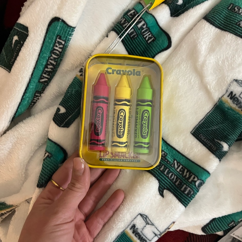 Crayola Lip Smacker Tin with Bold Colors